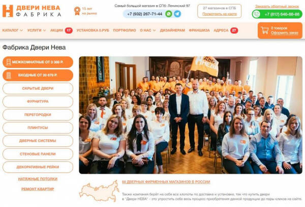 Рейтинг лучших фирм межкомнатных дверей в СПб на 2024 год